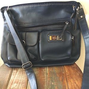 Relic by Fossil Navy large crossbody bag